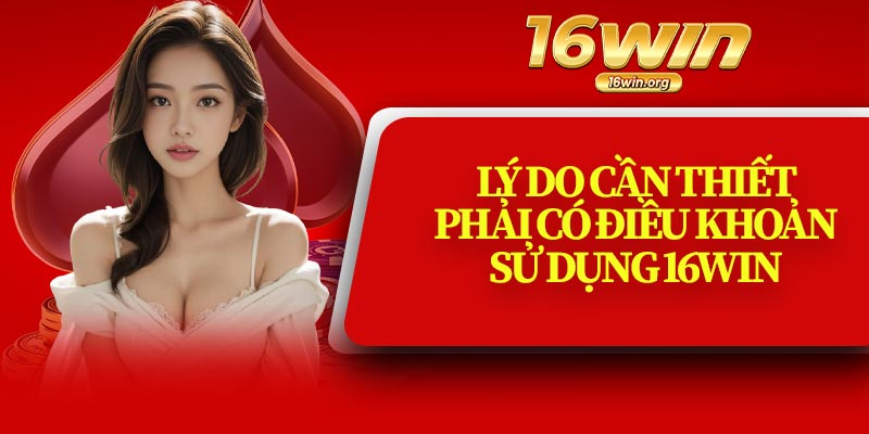 Lý Do Cần Thiết Phải Có Điều Khoản Sử Dụng 16Win